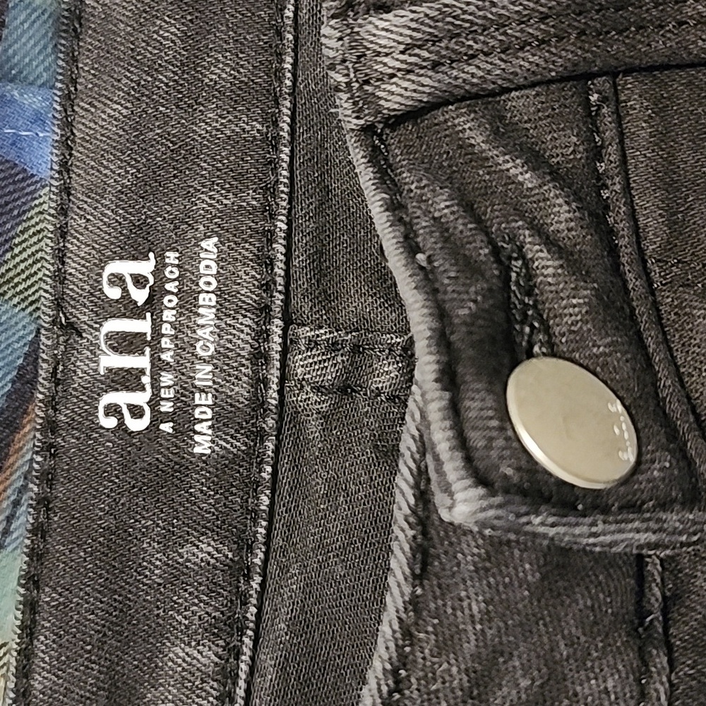 Ana black jeans size 10